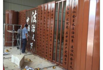 公園書簡雕塑廠家，鑄銅書簡雕塑制作