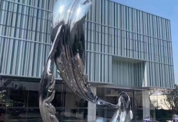 加工大型羽毛雕塑 商業(yè)街廣場雕塑 古銅色擺件效果圖