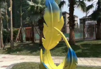 風景區(qū)羽毛雕塑定做 售樓處廣場雕塑 仿古工藝雕塑擺件