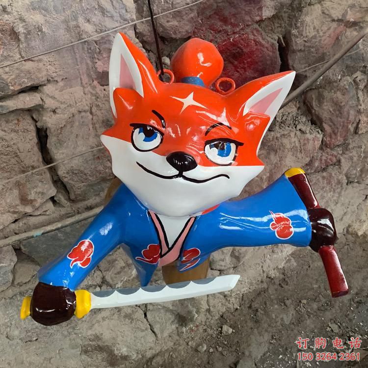 通用創(chuàng)意狐貍雕塑 步行街店門口雕塑 影視劇小品