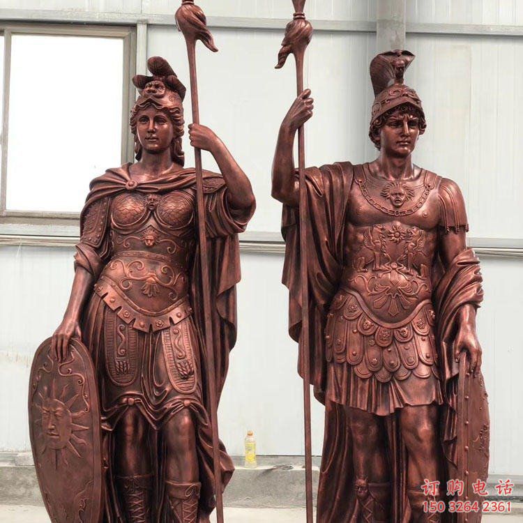 通用園林武士雕塑 風(fēng)景區(qū)仿真雕塑 廣場(chǎng)小品