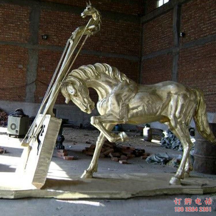 點(diǎn)擊仿真奔馬雕塑 酒店公園雕塑 風(fēng)景區(qū)擺件