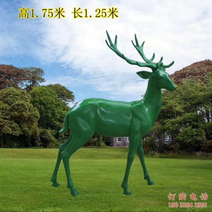 承接古銅色小鹿雕塑 大型城市雕塑 商業(yè)街?jǐn)[件