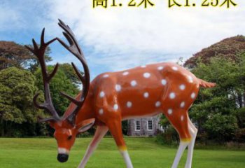 定制廣場小鹿雕塑 公園仿真雕塑 抽象擺件