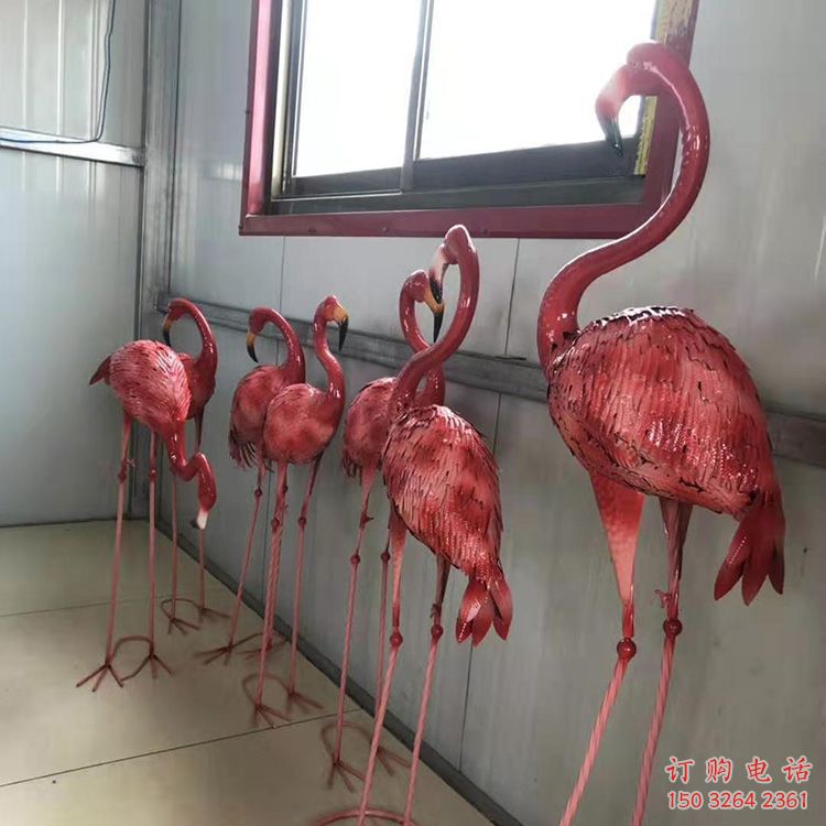 商業(yè)街火鳥雕塑生產(chǎn)商 售樓處動物雕塑 動物擺件展示