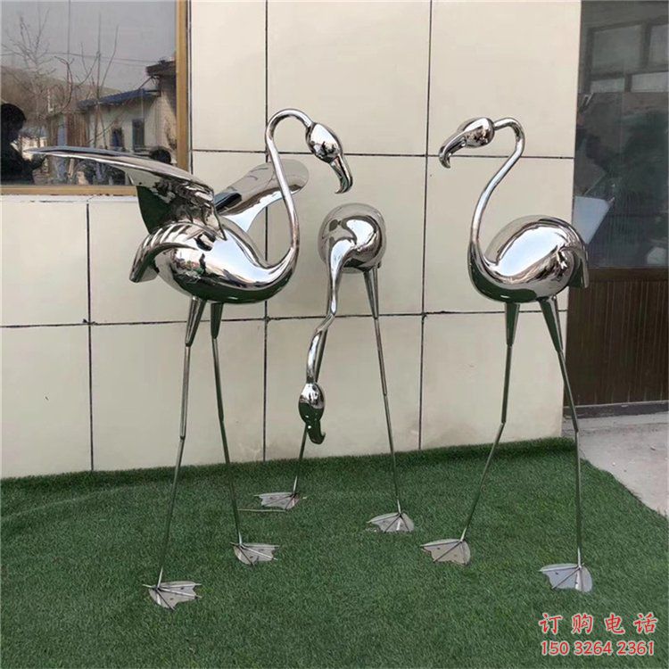 常用園林丹頂鶴雕塑 田間彩繪雕塑產(chǎn)品 仿真擺件