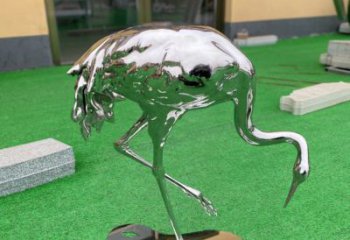 定制風(fēng)景區(qū)丹頂鶴雕塑 售樓處廣場雕塑 仿古擺件生產(chǎn)
