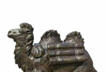制作大型駱駝雕塑廠家 商業(yè)街廣場雕塑 古銅色擺件