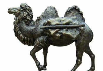 制造古銅色駱駝雕塑廠家 大型城市雕塑 商業(yè)街?jǐn)[件