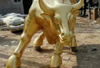 指定庭院華爾街牛雕塑 城市古銅色雕塑 音樂小品