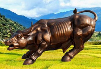 供應(yīng)園林華爾街牛雕塑 風(fēng)景區(qū)仿真雕塑 廣場小品
