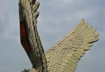 戶外雄鷹雕塑，仿真效果，公園廣場動物擺件