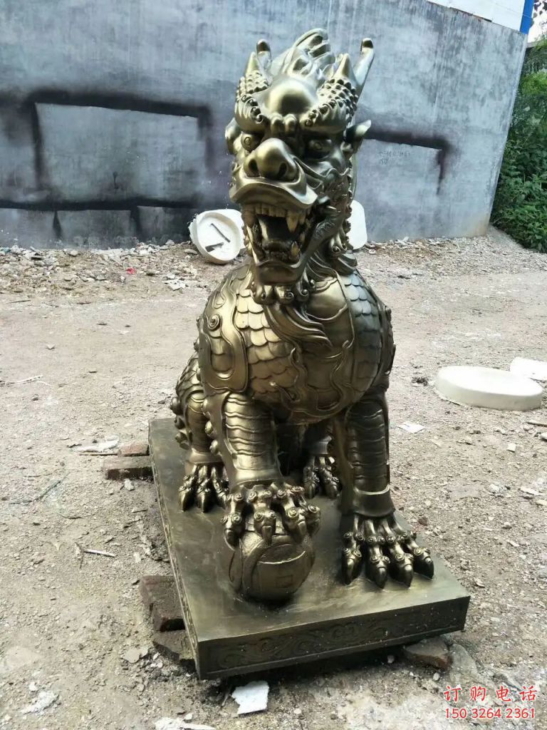 常州校園麒麟雕塑，拉絲海洋雕塑，卡通主題