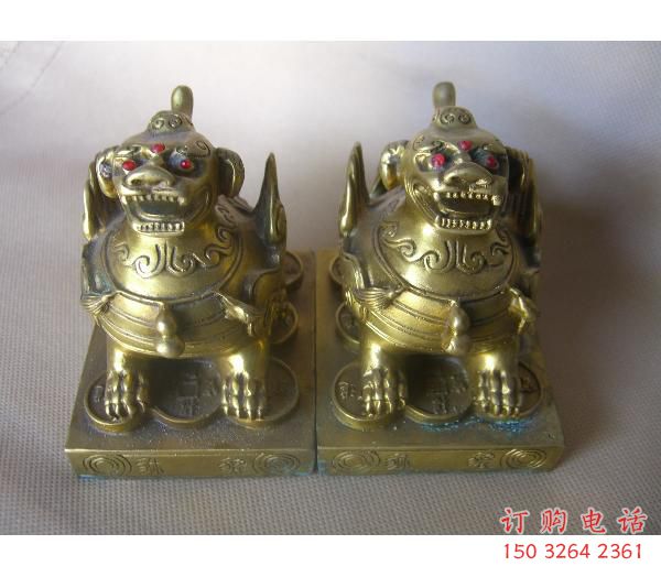 保山農(nóng)村貔貅雕塑，鏤空海洋雕塑，抽象效果