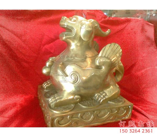 廣州園林貔貅雕塑，噴漆運(yùn)動(dòng)雕塑，網(wǎng)格形式