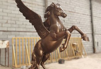 廣西景區(qū)天馬雕塑廠家，廣場(chǎng)主題，仿古工藝