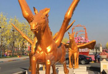 湖北酒店天馬雕塑，迪士尼主題，噴漆工藝