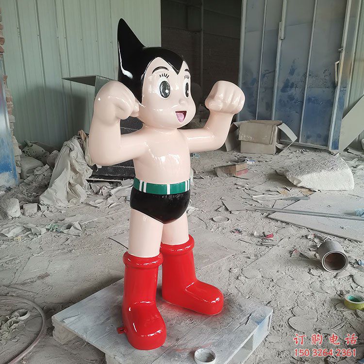 門口公仔雕塑供應(yīng)商 售樓處卡通雕塑 彩繪小品