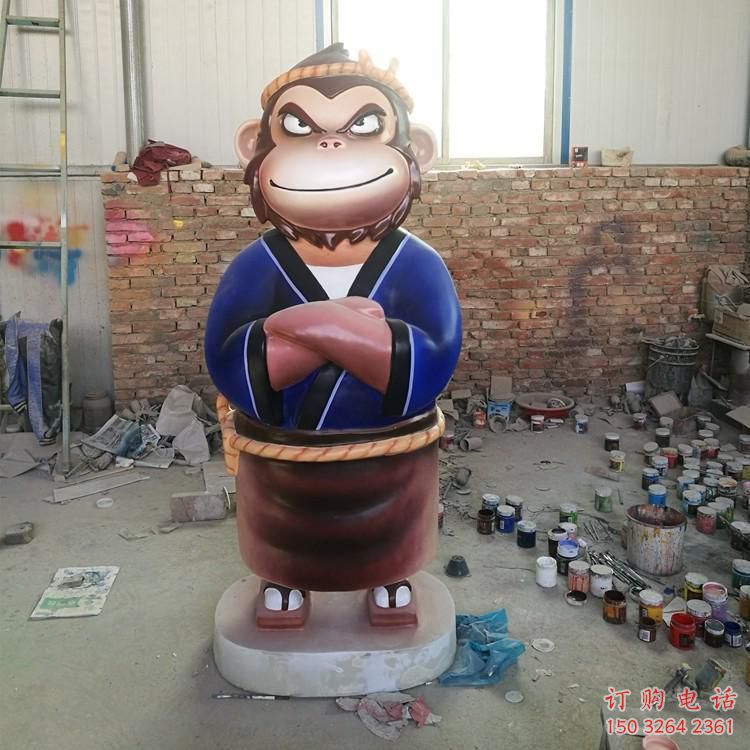 大型小猴雕塑 步行街宣傳雕塑 仿真擺件
