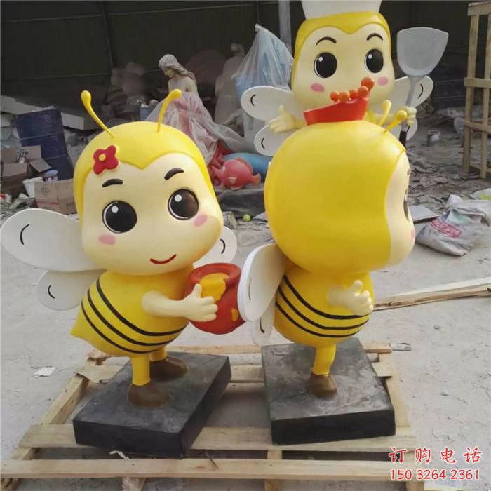 山西大型蜜蜂雕塑 門口創(chuàng)意雕塑 售樓處小品