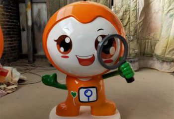 生產(chǎn)彩繪公仔雕塑 卡通雕塑 步行街擺件
