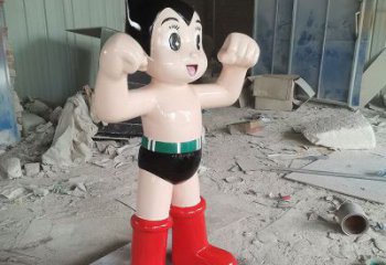 門口公仔雕塑供應商 售樓處卡通雕塑 彩繪小品