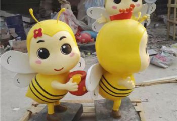 山西大型蜜蜂雕塑 門(mén)口創(chuàng)意雕塑 售樓處小品