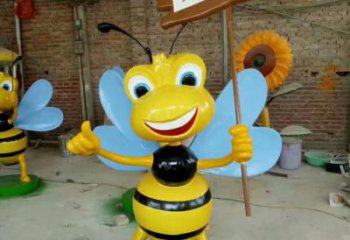 安徽公園蜜蜂雕塑廠家 酒店門口雕塑 彩繪擺件
