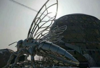 福建古銅色蜜蜂雕塑廠家 大型城市雕塑 商業(yè)街?jǐn)[件
