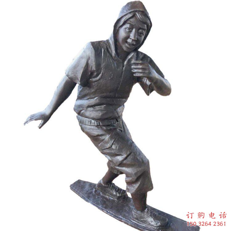 步行街小孩子雕塑廠家 游樂場(chǎng)景觀兒童雕塑 鑄造童趣雕塑
