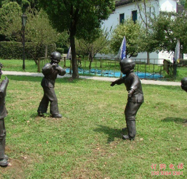草地小孩子雕塑廠家 現(xiàn)代校園兒童雕塑 大型童趣雕塑