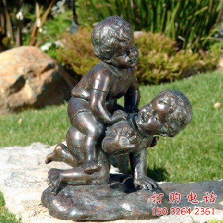 小孩子雕塑制作 景觀美陳兒童雕塑 現(xiàn)代童趣雕塑供應(yīng)商