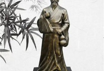 草地華佗雕塑廠家 現(xiàn)代校園名醫(yī)雕塑 大型藥王雕塑制造商