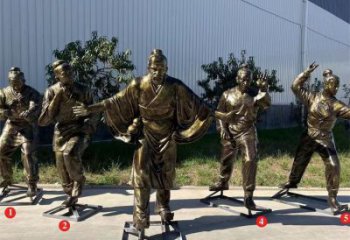 預(yù)定大門口華佗雕塑 青銅公園名醫(yī)雕塑 仿真藥王雕塑