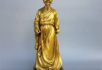 通用大型華佗雕塑 歐式步行街藥王雕塑 彩繪名醫(yī)雕塑