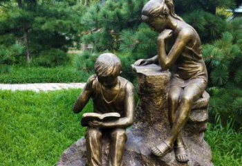 小孩子雕塑廠家 仿真景觀玩耍雕塑 烤漆童趣雕塑廠家