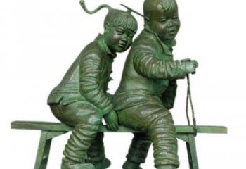 園林小孩子雕塑制造商 大型景觀兒童雕塑 中式童趣雕塑價(jià)格