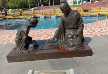 下棋雕塑廠家，童趣主題，抽象雕塑小品