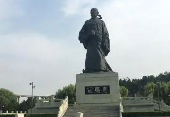 司馬遷雕塑，鑄銅人物銅雕廠家 (9)