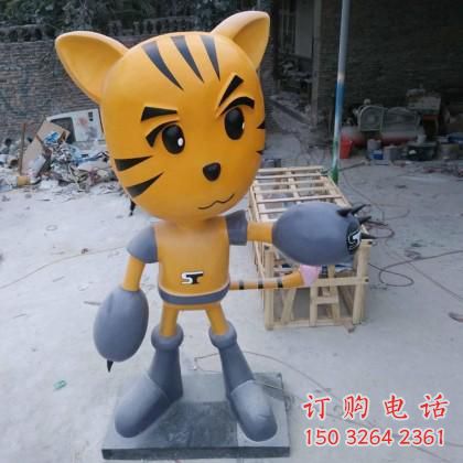 大型老虎雕塑廠家 門(mén)口創(chuàng)意雕塑 售樓處小品