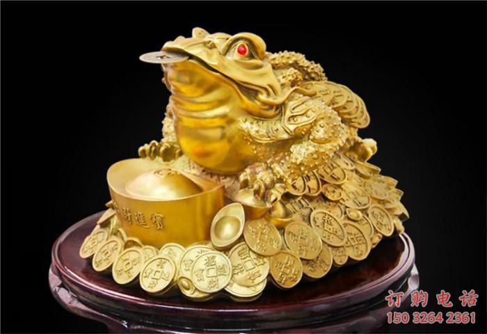 預(yù)定仿真金蟾雕塑 酒店公園雕塑 風(fēng)景區(qū)擺件