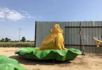水景金蟾雕塑供應(yīng)廠家 風(fēng)景區(qū)幾何雕塑 廣場小品