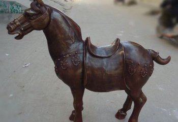 門口馬踏飛燕雕塑生產(chǎn)制作 售樓處仿真雕塑 彩繪小品