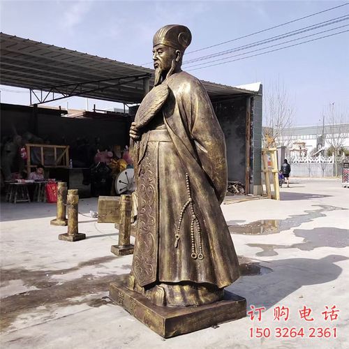 仿銅諸葛亮雕塑