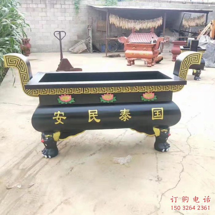 刻字寺廟焚經(jīng)爐雕塑