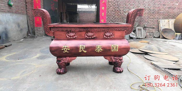 寺廟焚經(jīng)爐銅雕塑