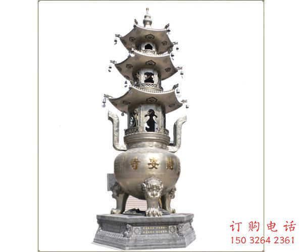 多層寶塔化紙爐雕塑
