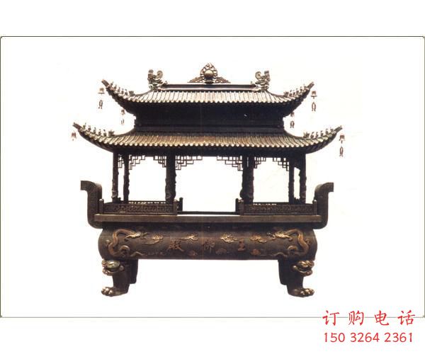雙蓋化紙爐雕塑