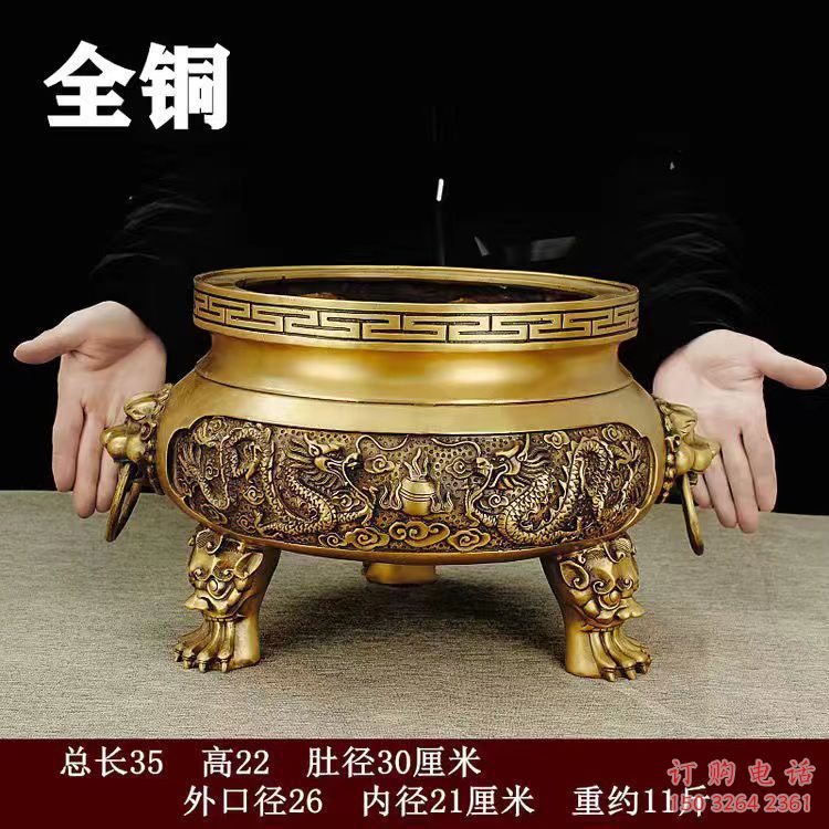 全銅雕龍鎏金龍雕塑
