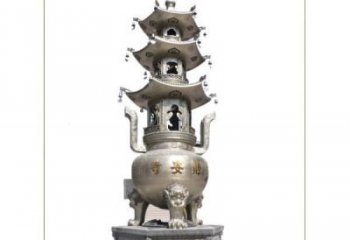多層寶塔化紙爐雕塑